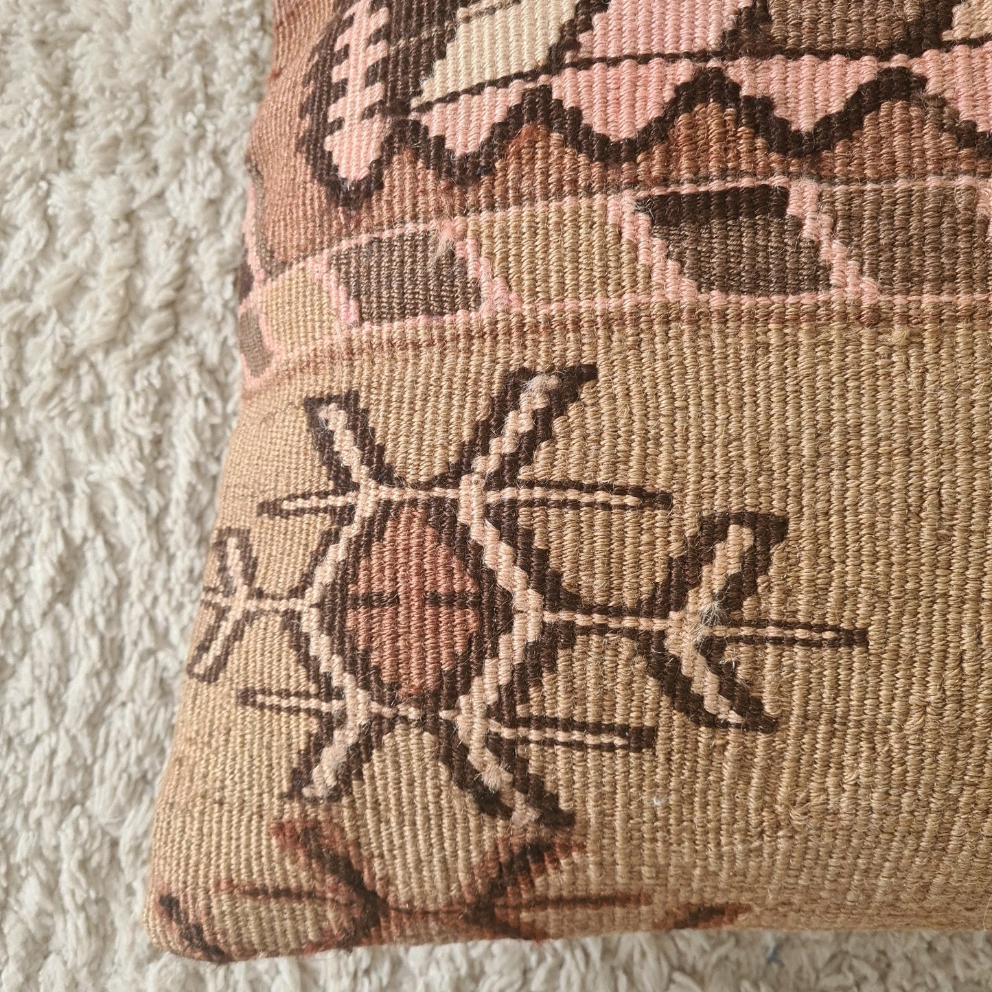 Ottoman pillow, vintage anatolian.