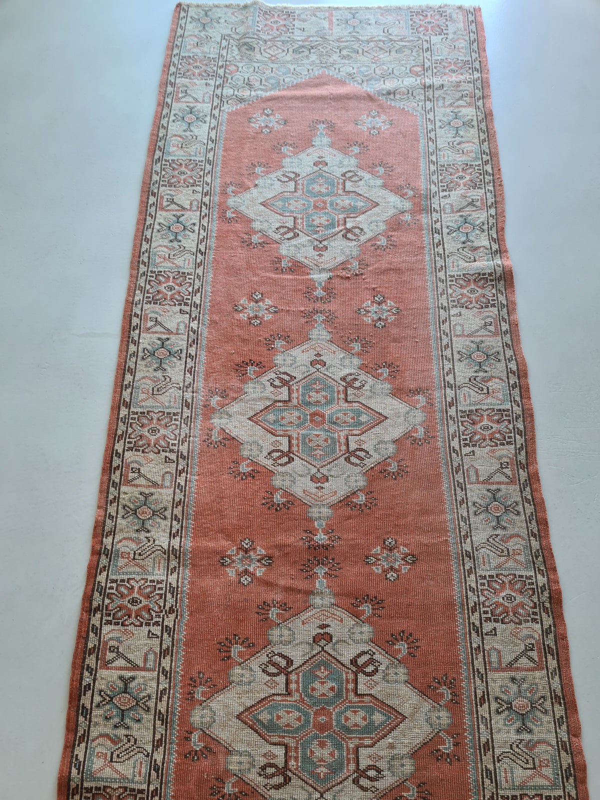 Vintage runner turkish rug