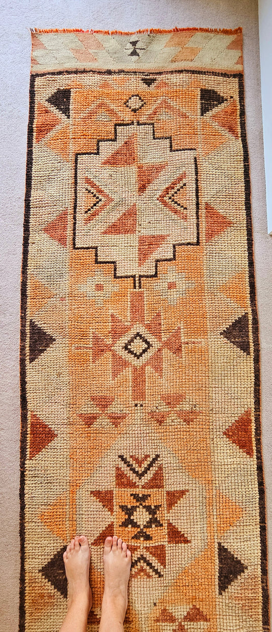 Vintage Herki Runner Rug