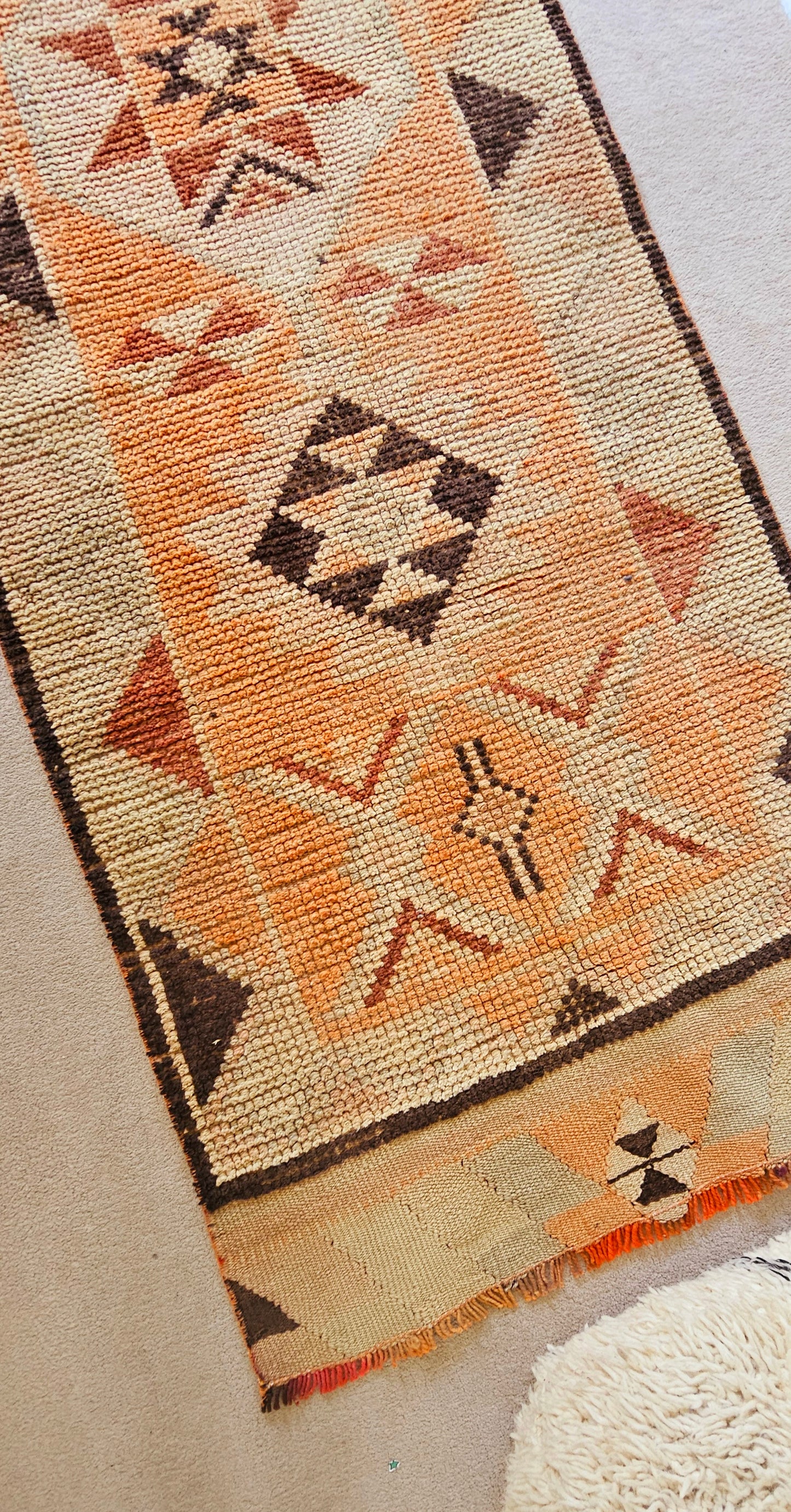 Vintage Herki Runner Rug