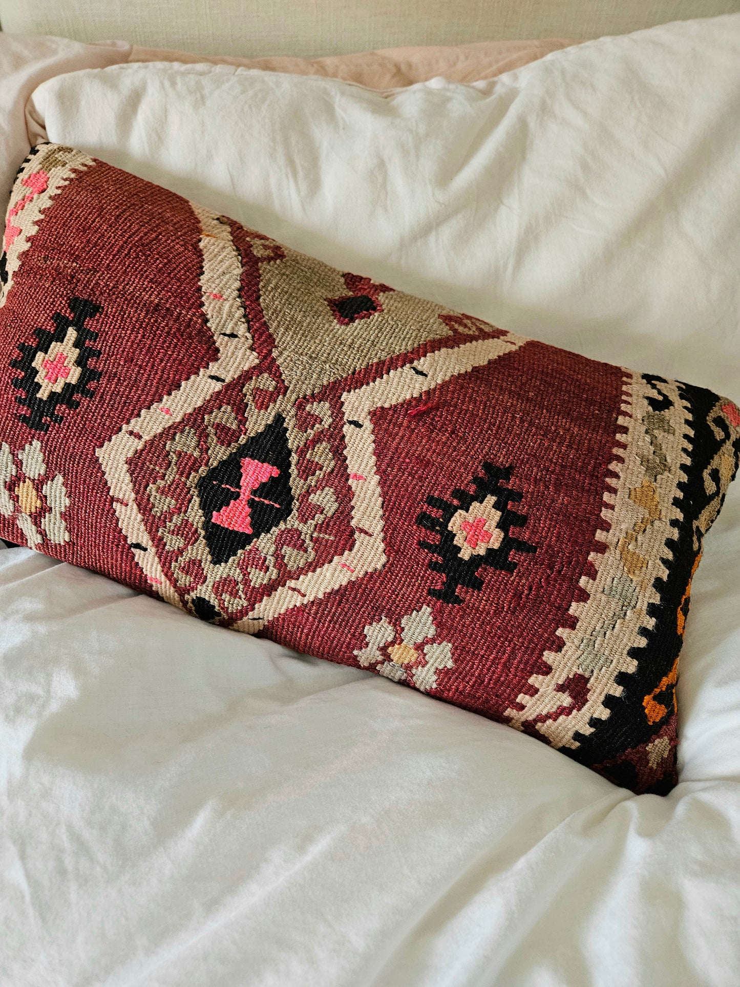 Vintage Kars Kilim cushion cover