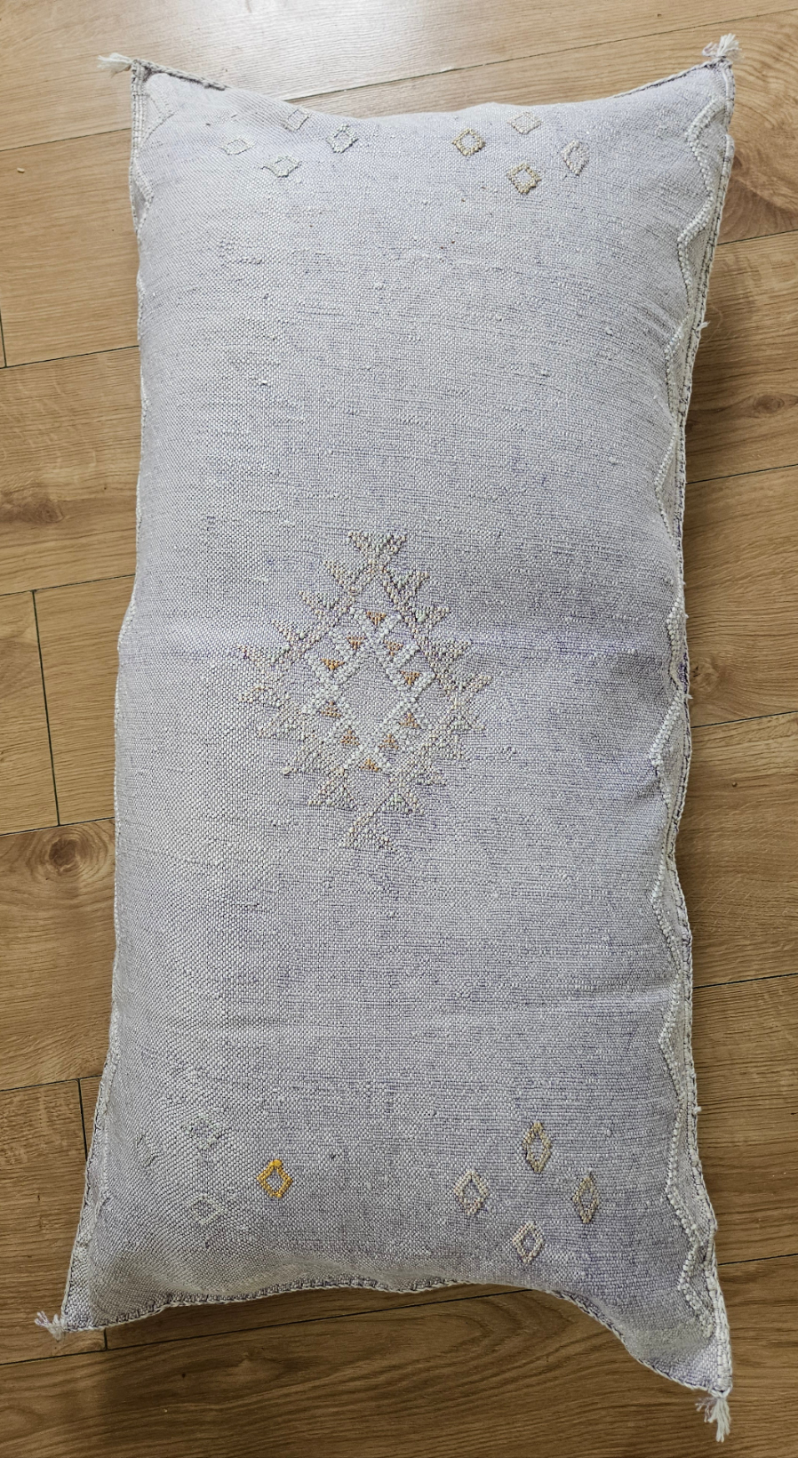 Large bolster cactus silk cushion cover