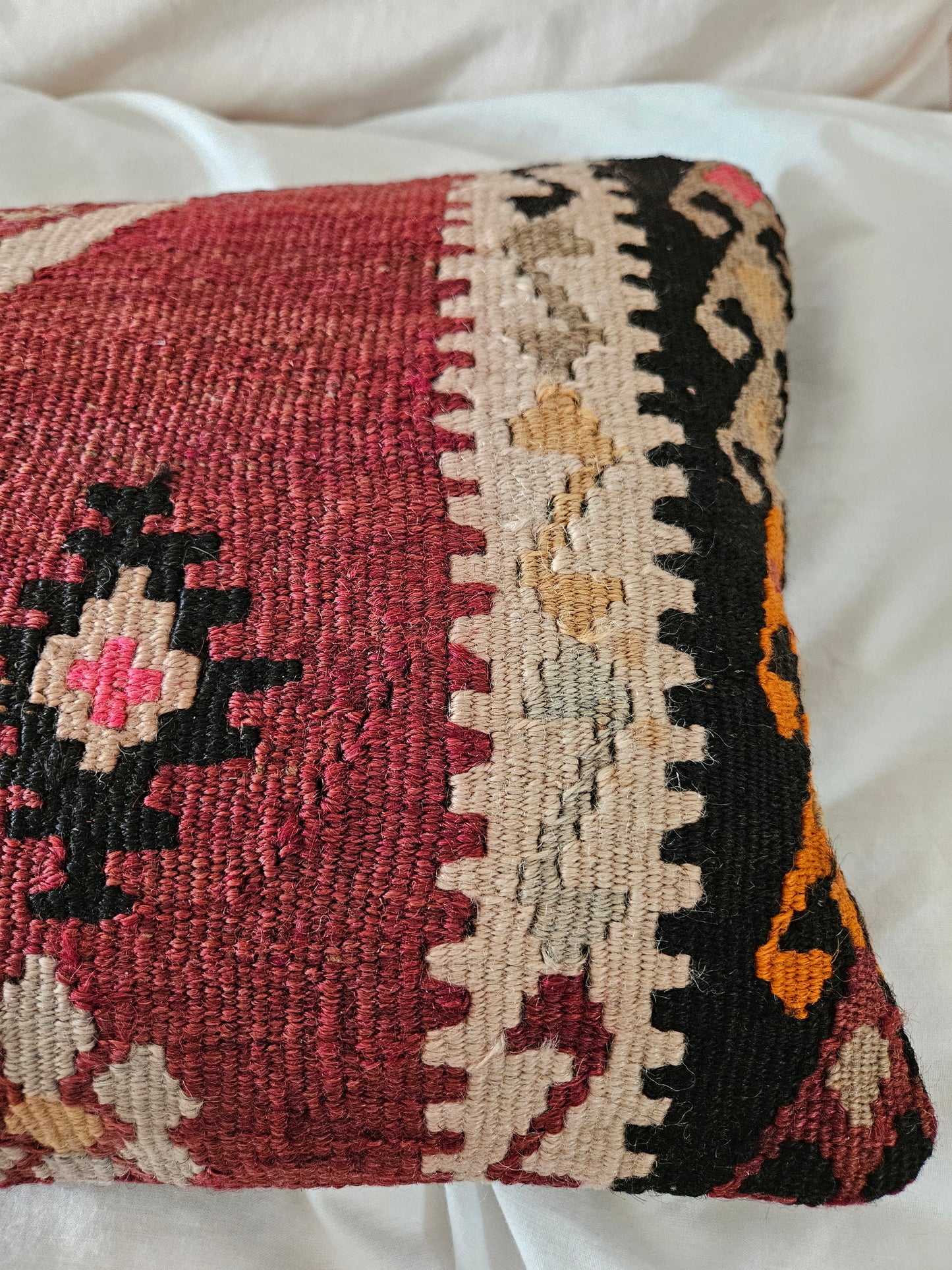 Vintage Kars Kilim cushion cover