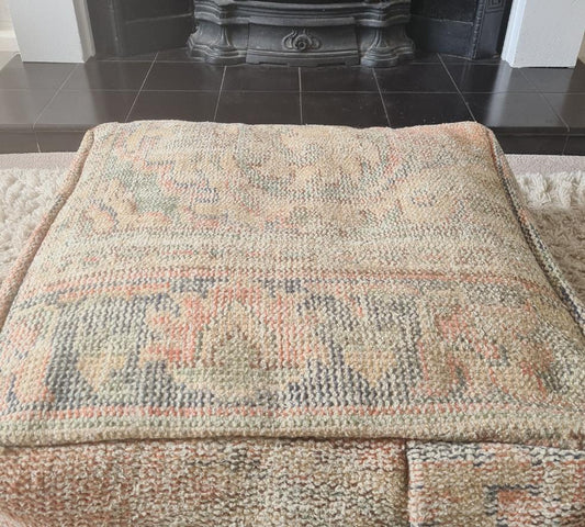 Vintage Turkish Poufe