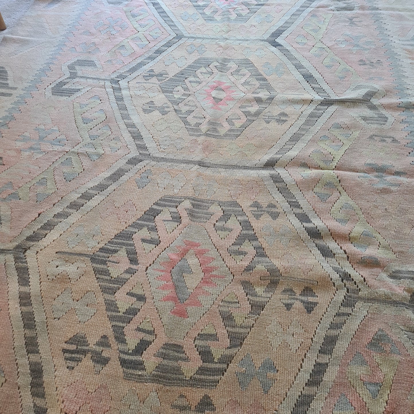 Sunbleached Vintage Kilim