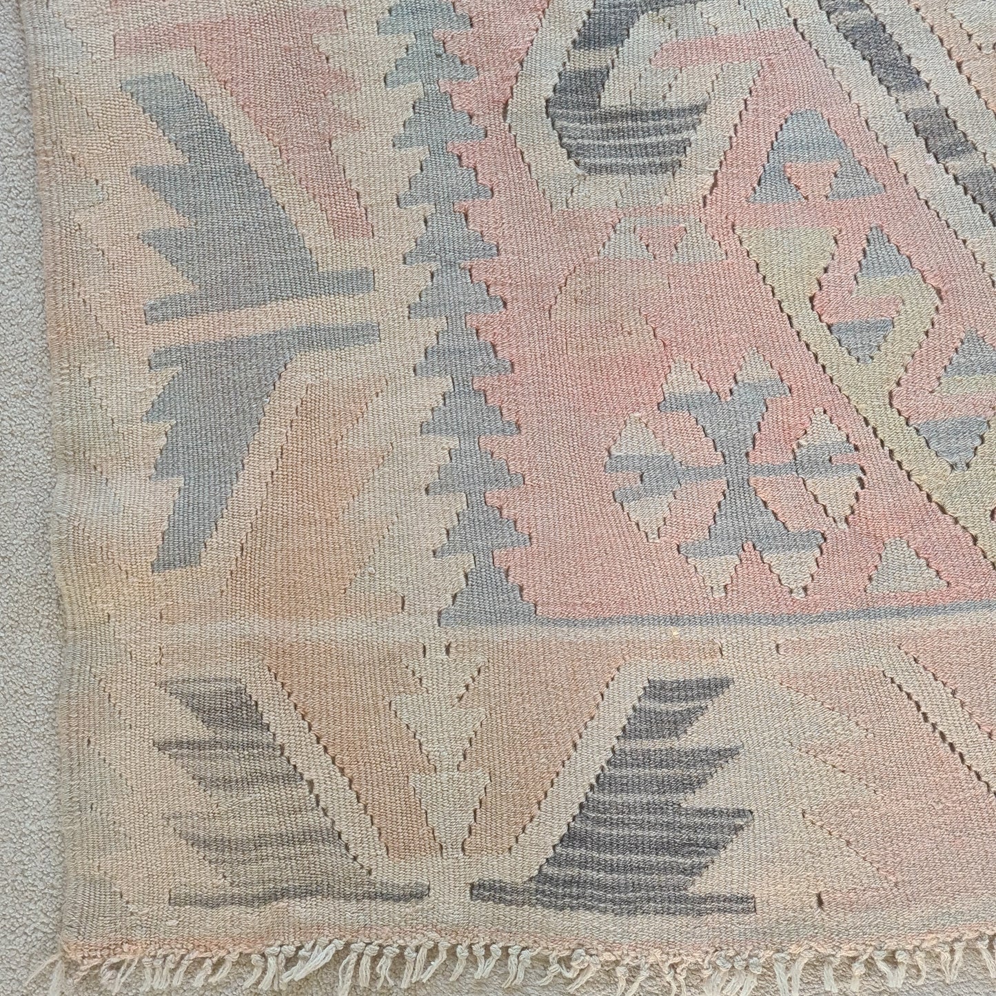 Sunbleached Vintage Kilim