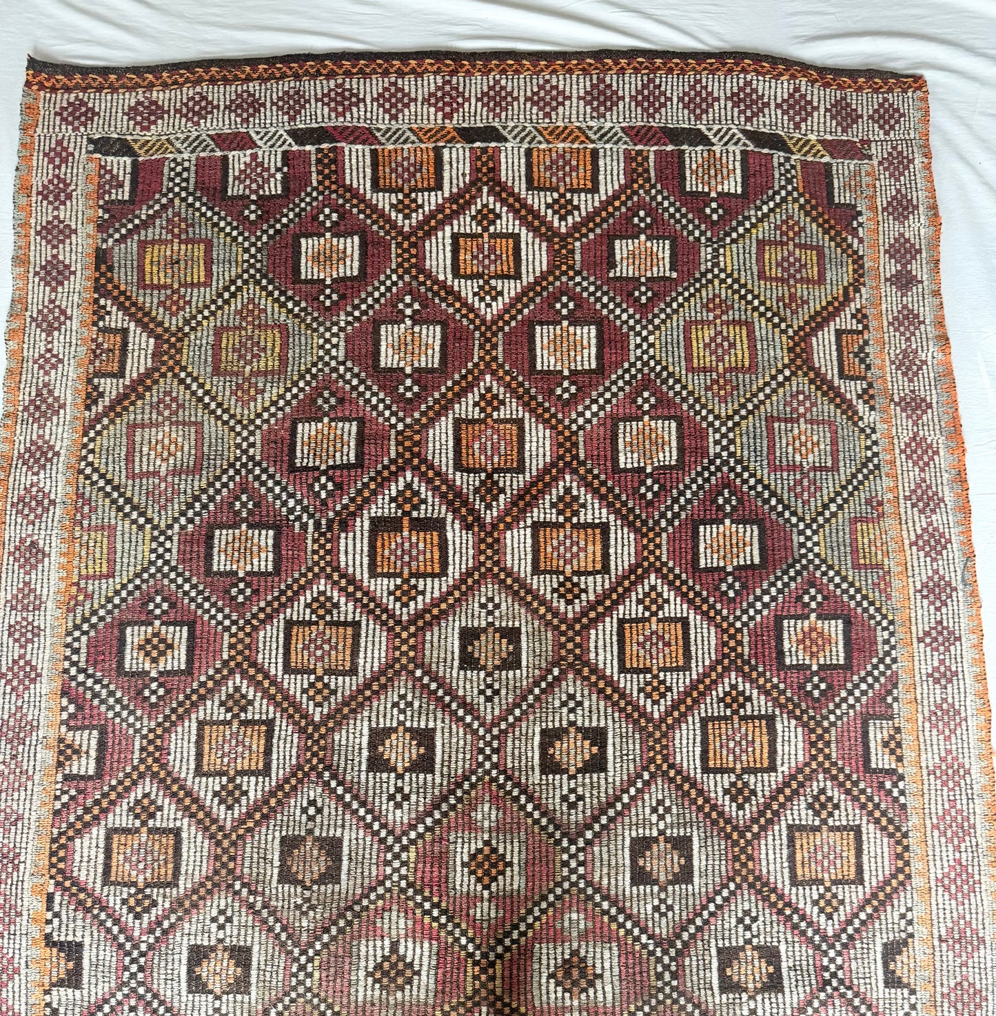 Vintage Cicim Kilim rug