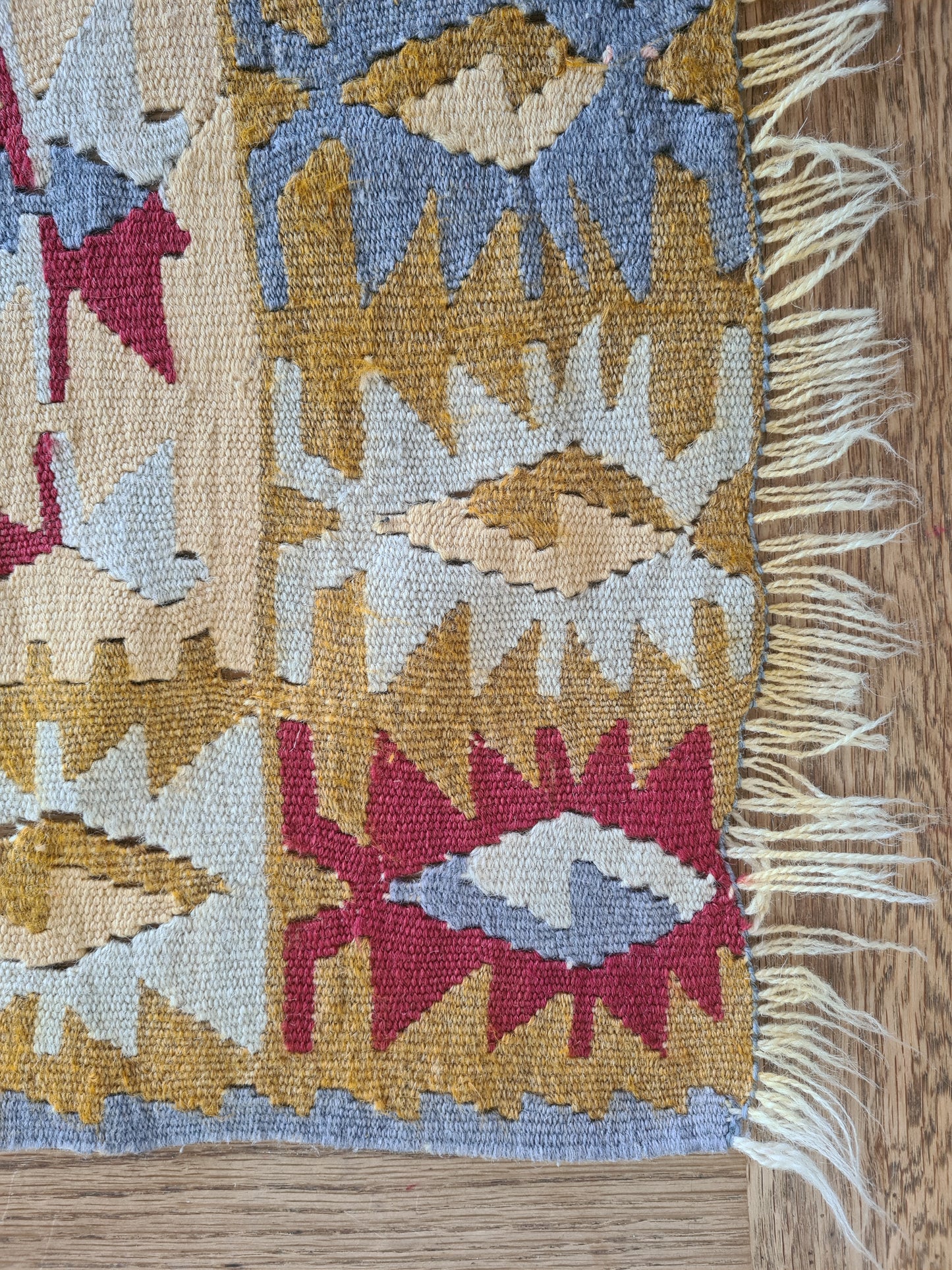 Vintage Turkish Kilim - 'Olive'