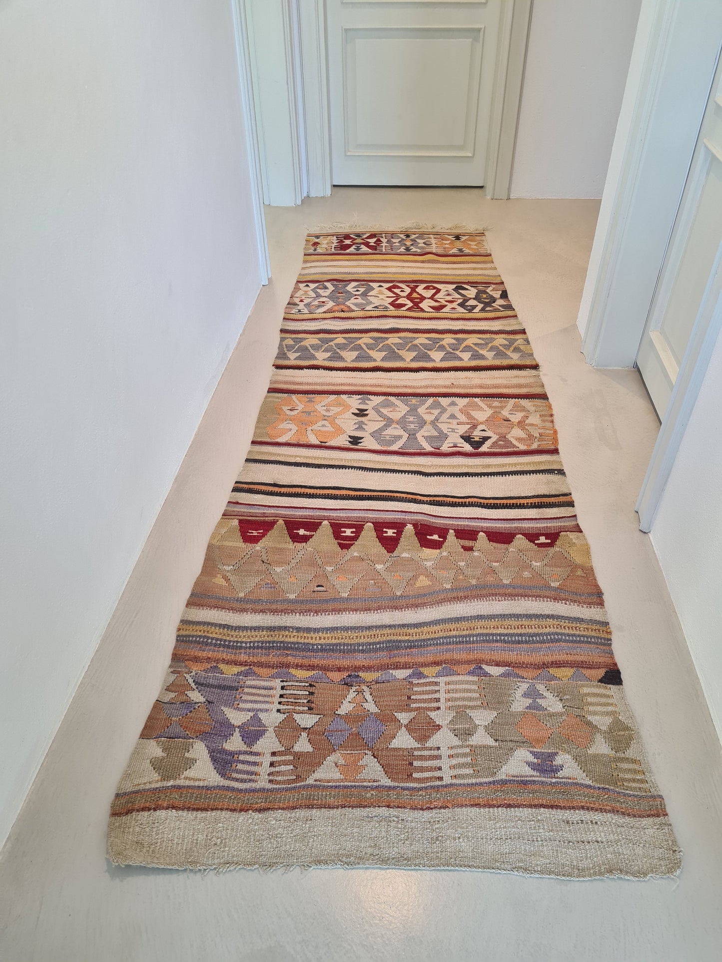 Vintage Turkish Kilim Runner - 'Antalya'