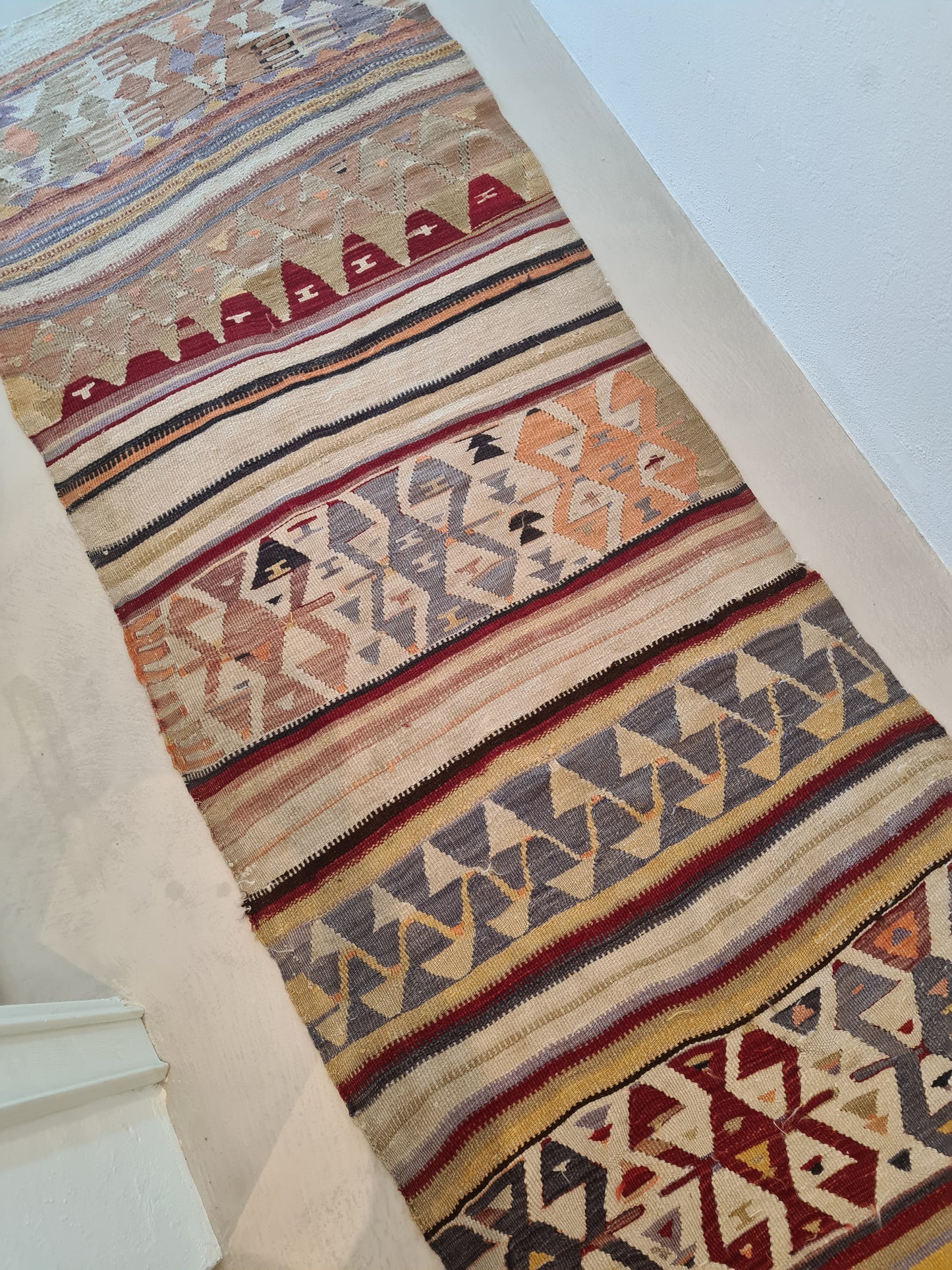 Vintage Turkish Kilim Runner - 'Antalya'