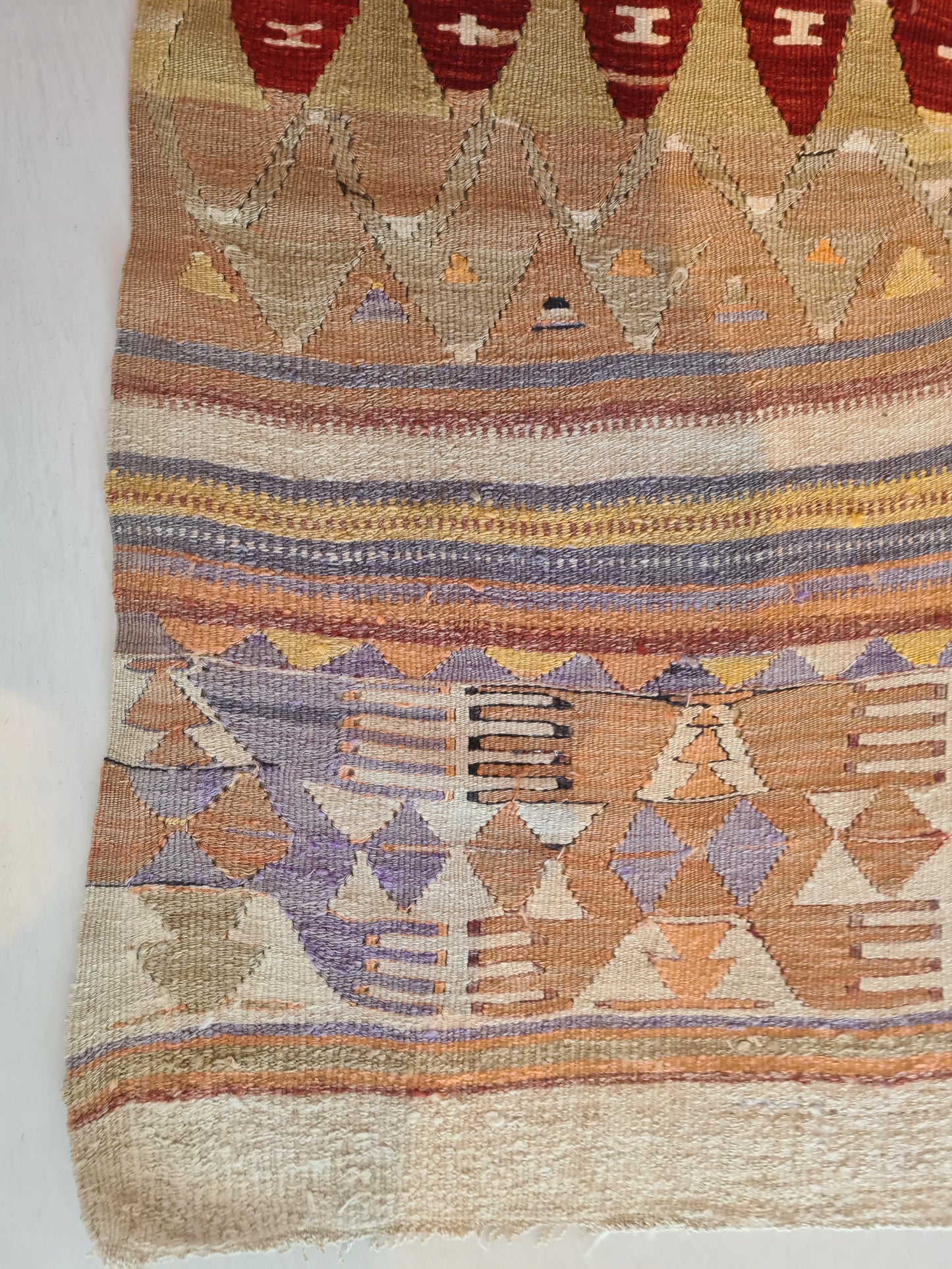 Vintage Turkish Kilim Runner - 'Antalya'