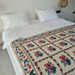 Pure cotton needlepoint Kilim/bed throw