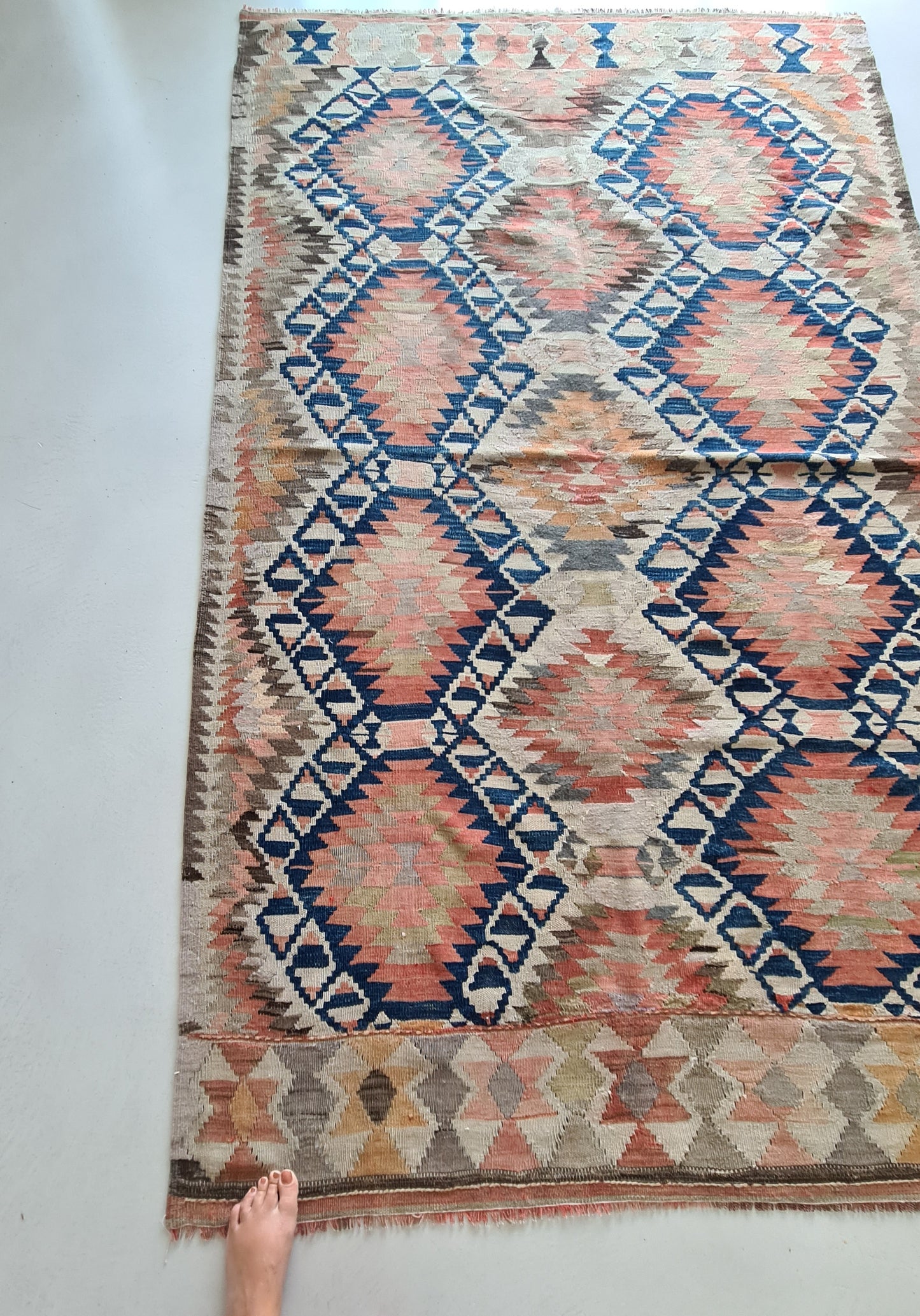 Antique Turkish Kilim -'Mayan'