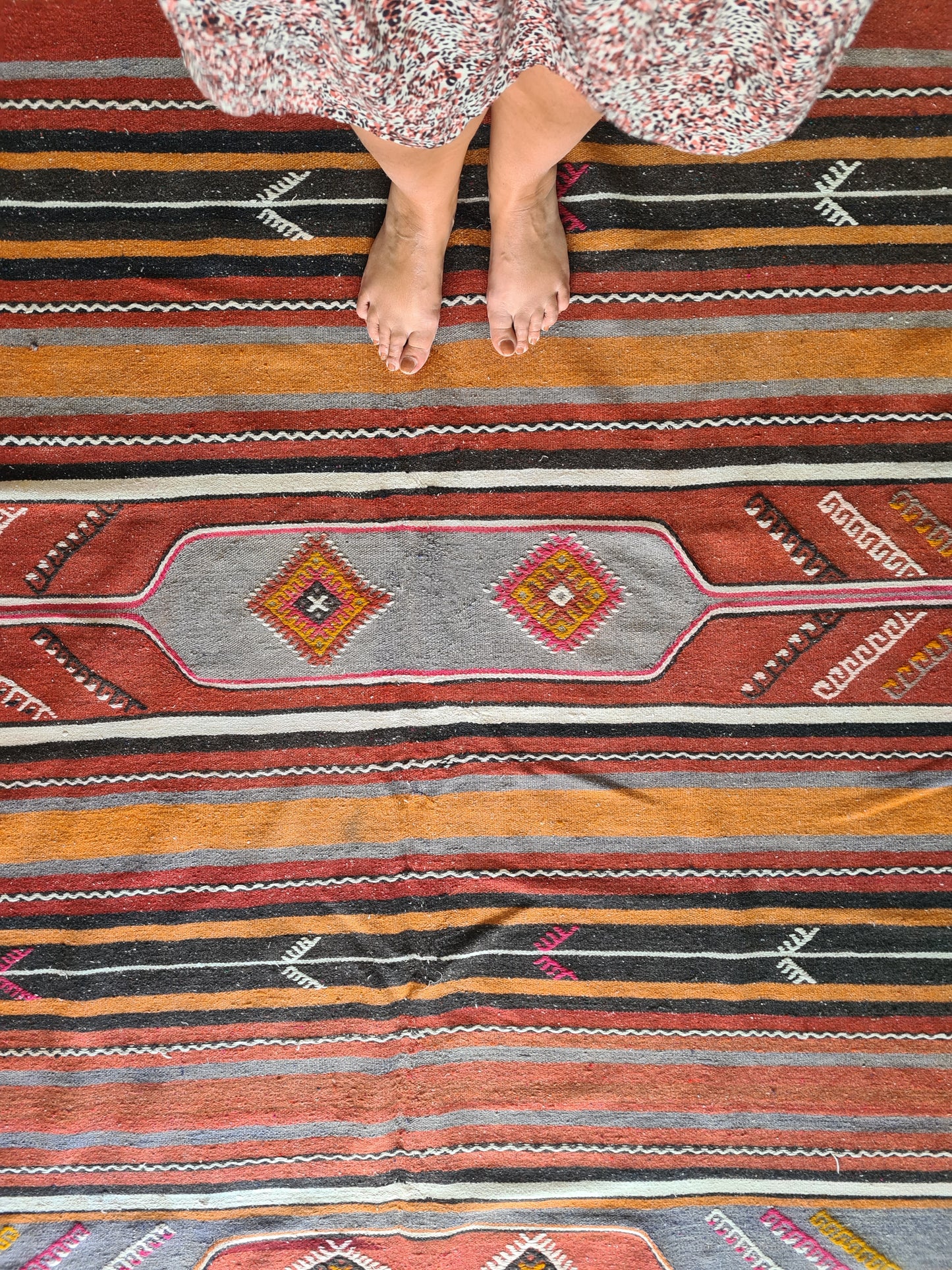 Vintage Turkish Kilim