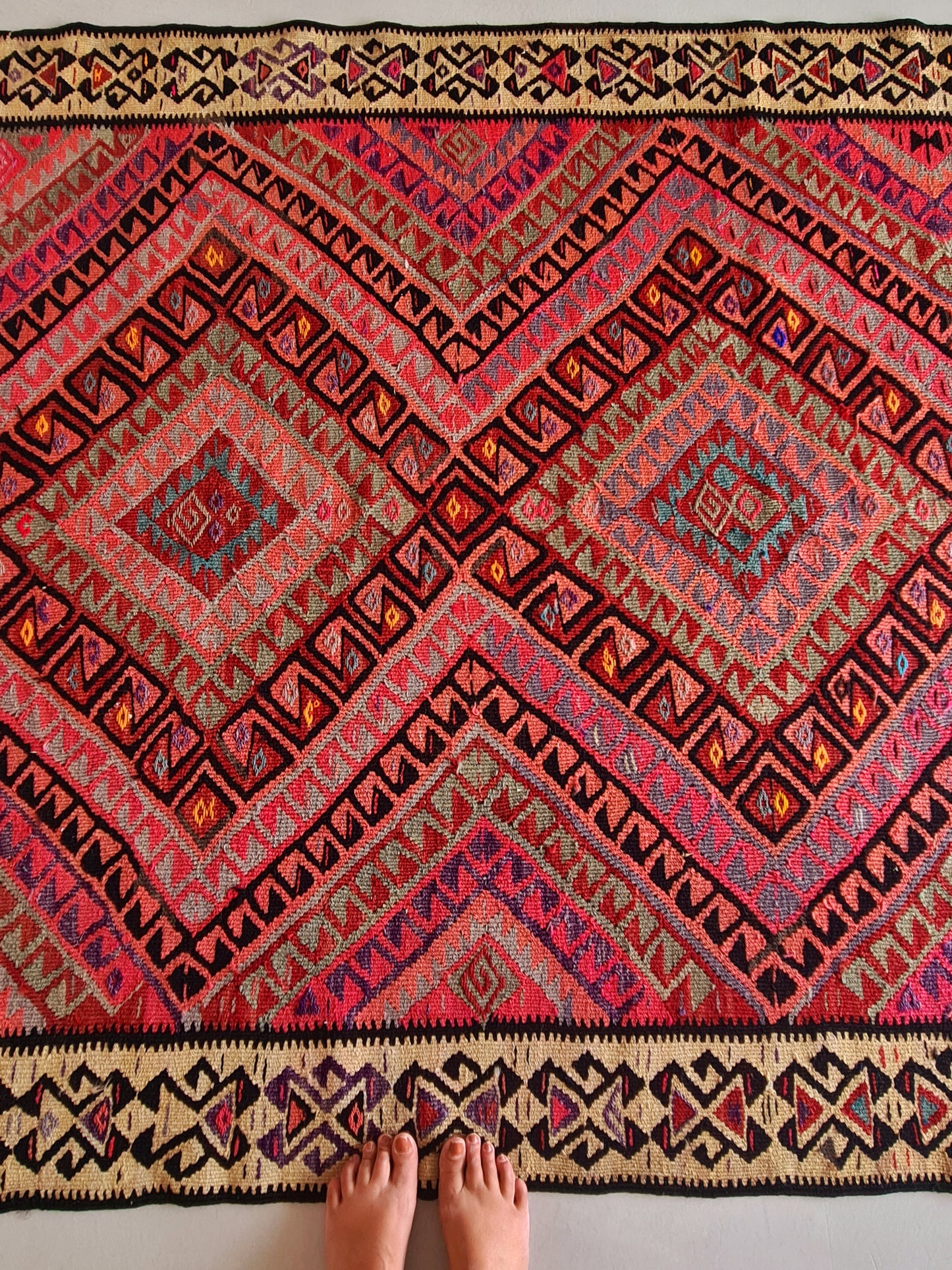Vintage Turkish Kilim