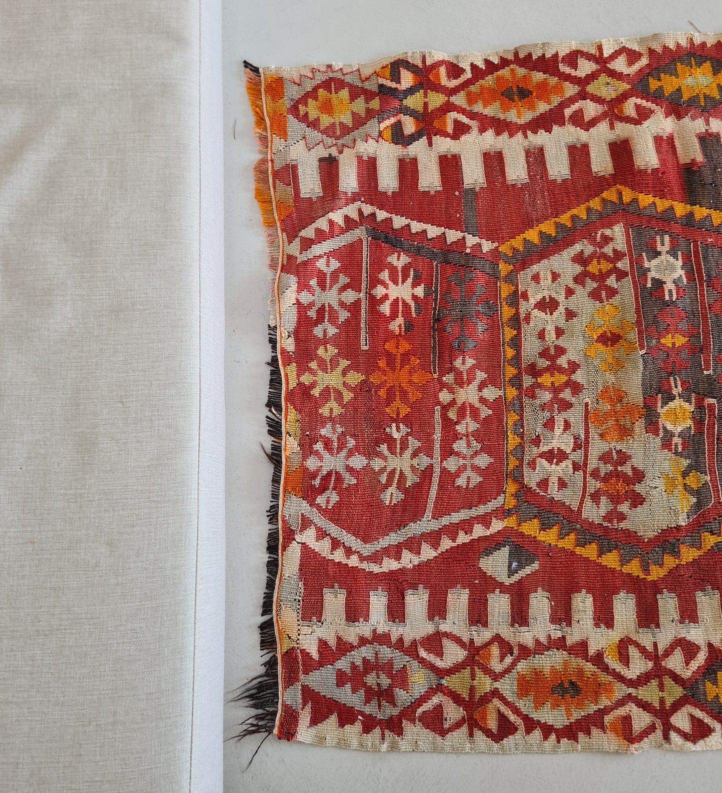 Vintage Turkish Sivas Kilim