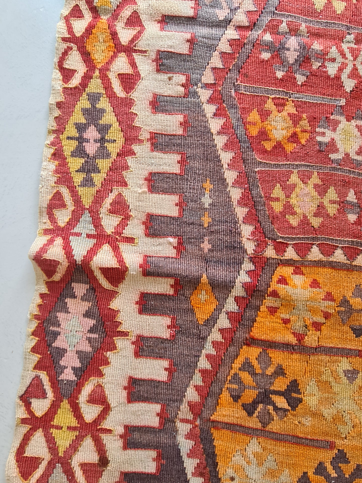 Vintage Turkish Sivas Kilim
