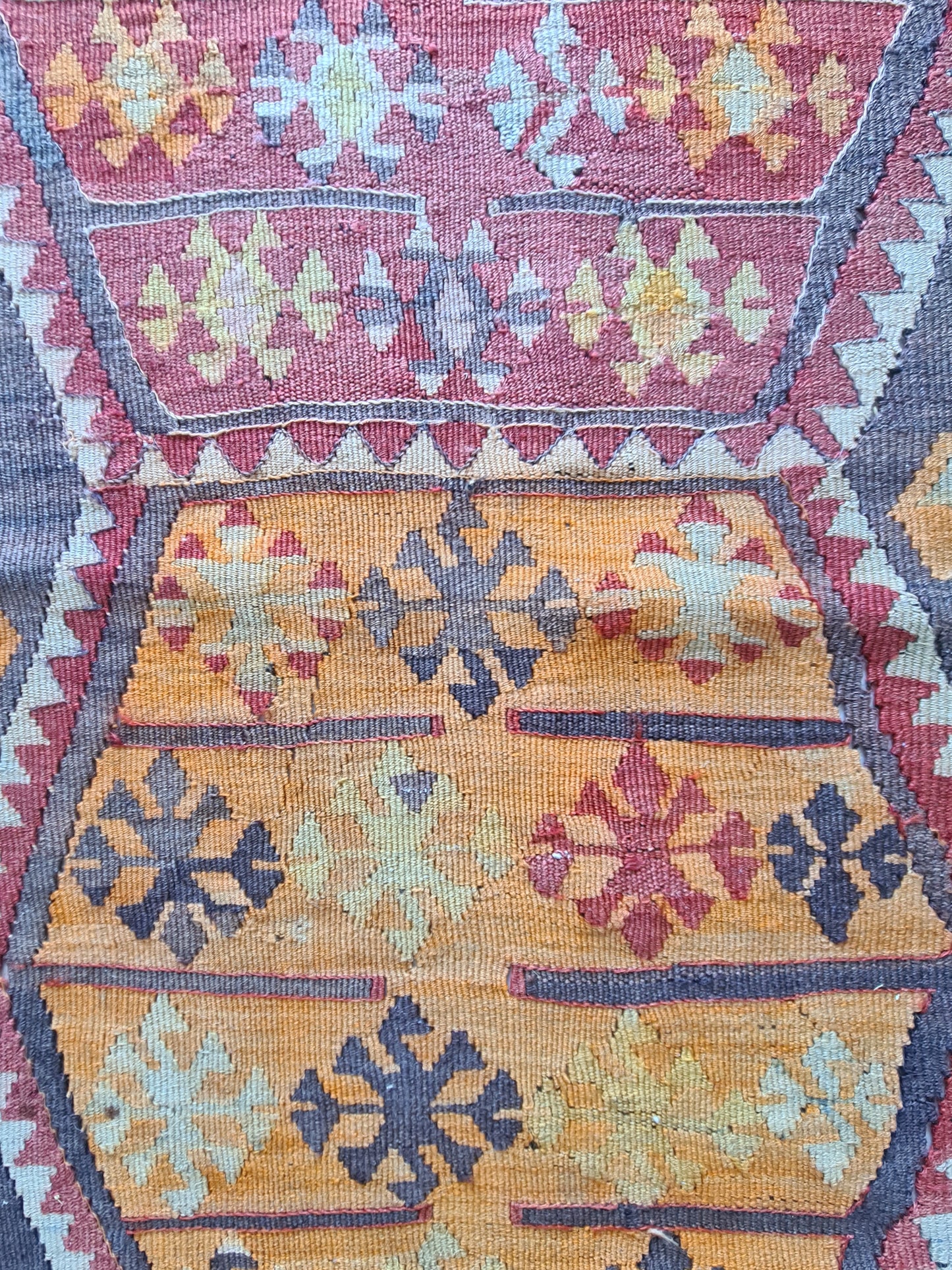 Vintage Turkish Sivas Kilim