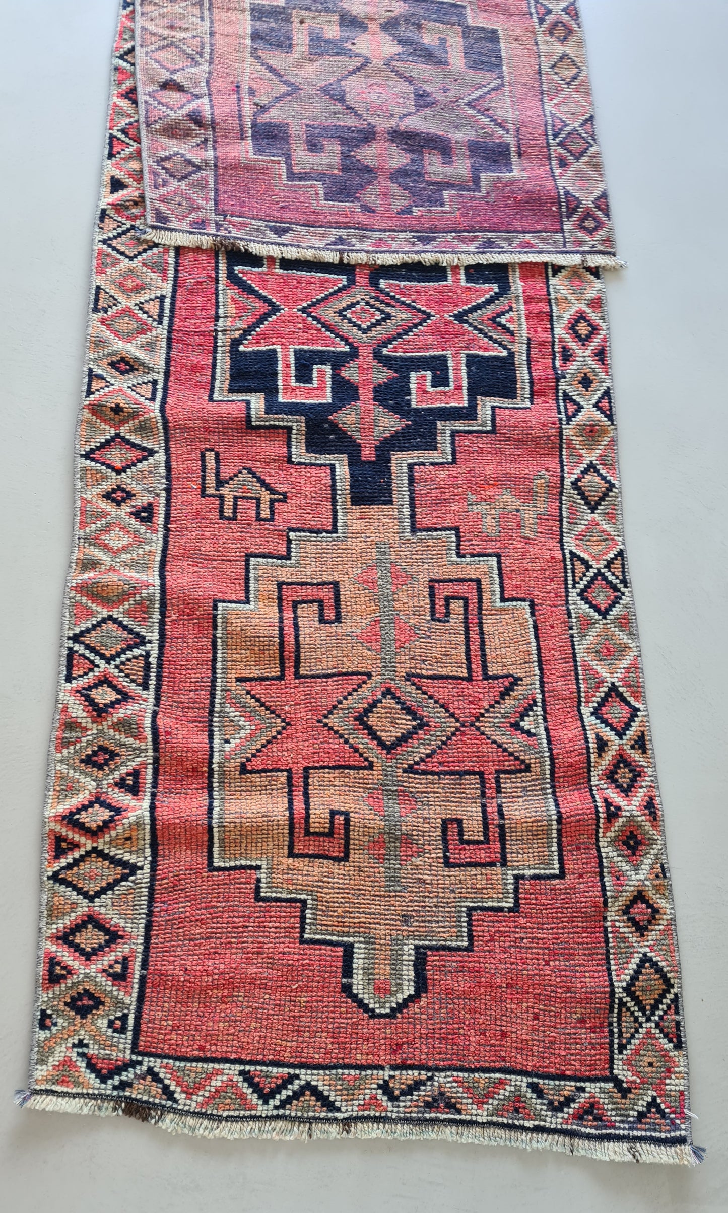 Vintage Turkish Runner - 'kamelya'