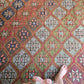 Warm star cicim, vintage kilim.