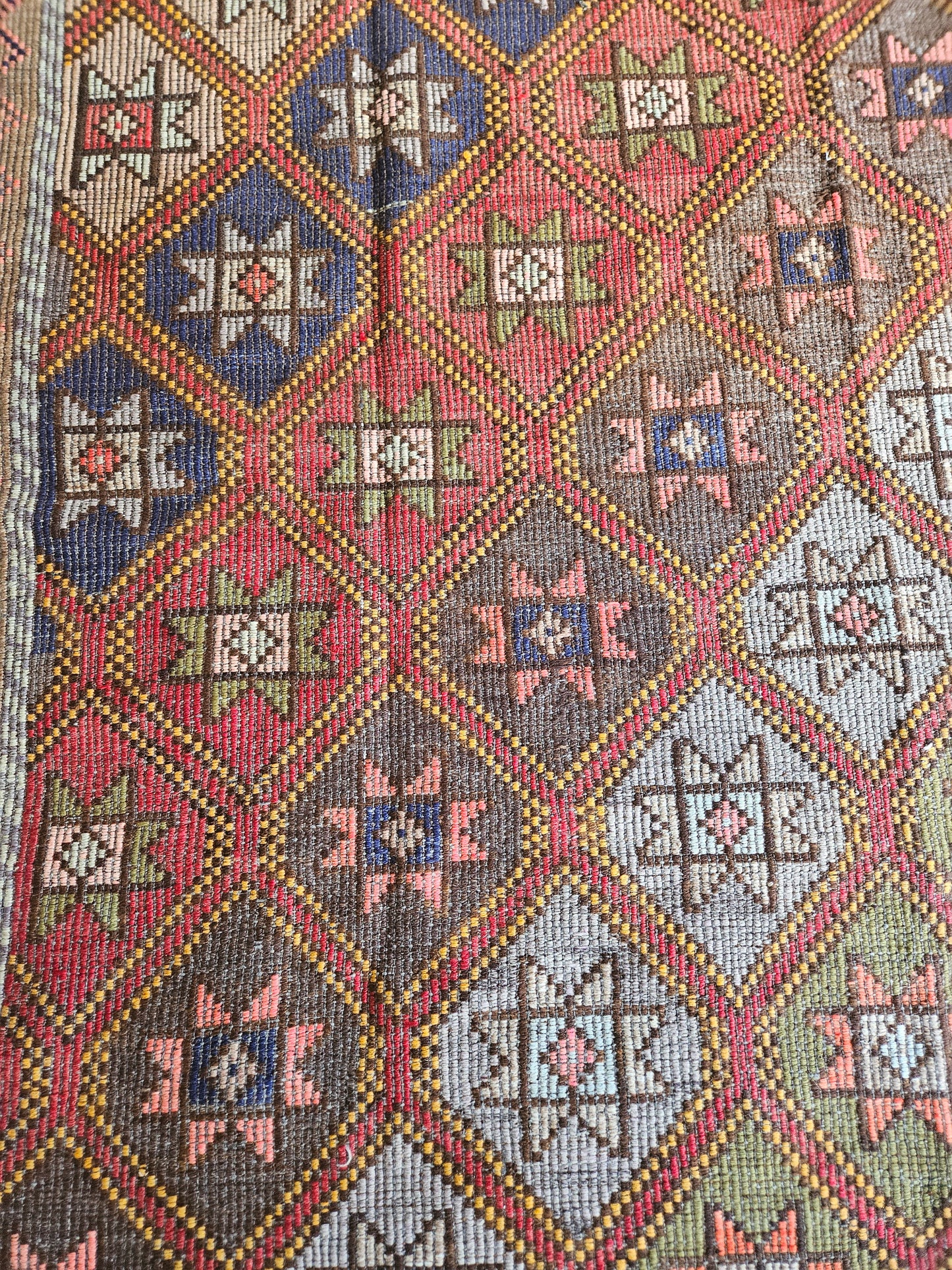 Warm star cicim, vintage kilim.