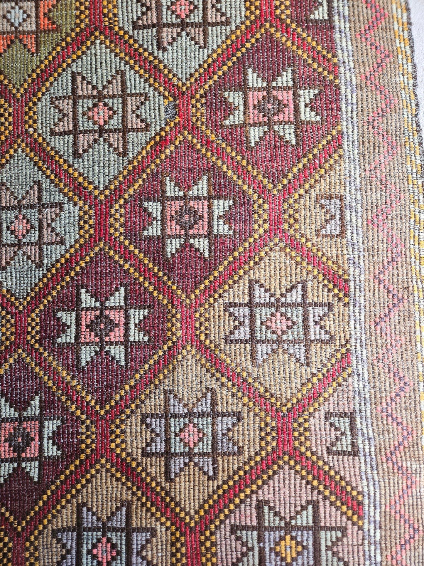 Warm star cicim, vintage kilim.