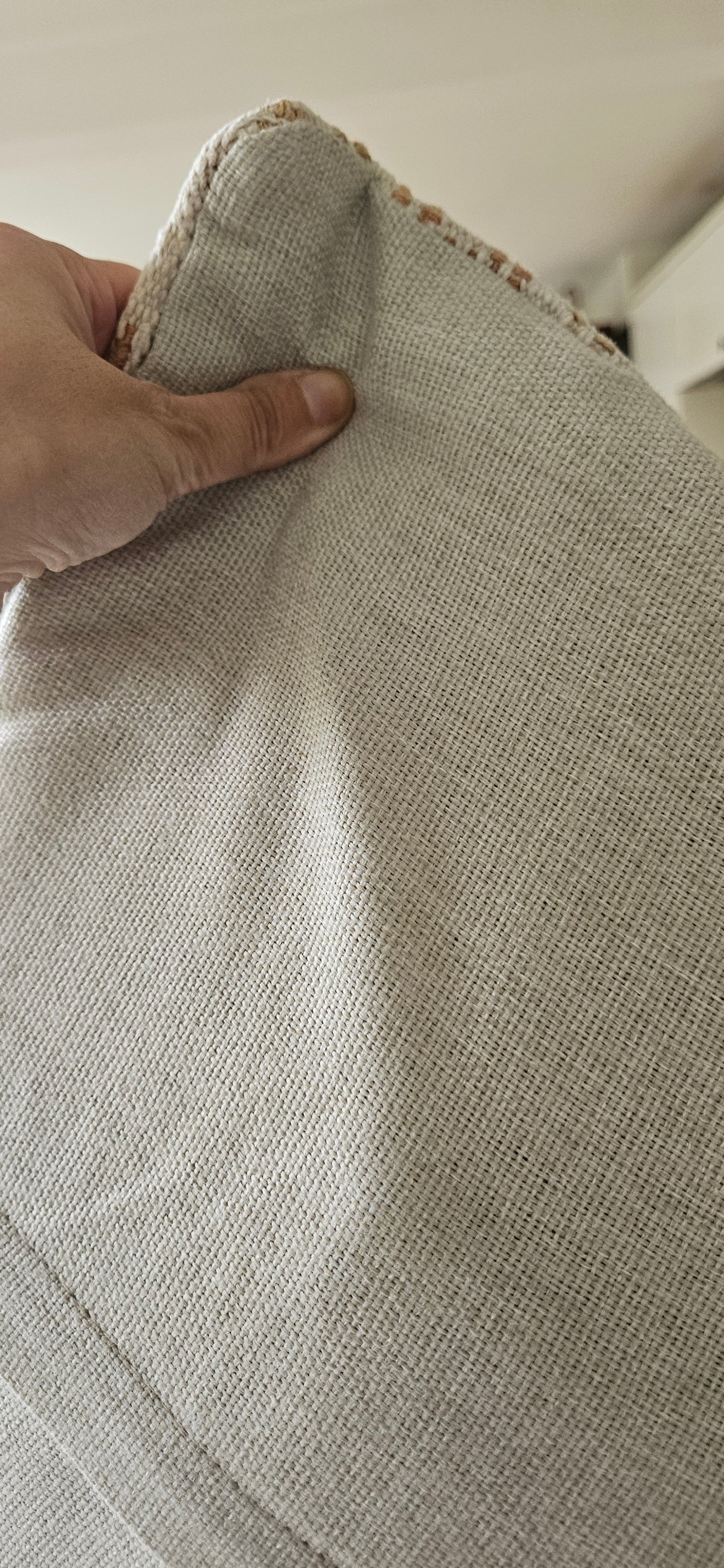 Hand embroidered kilim cushion cover.