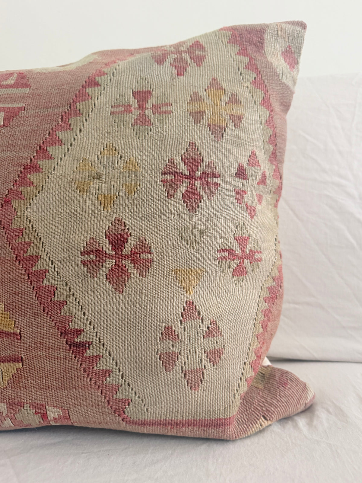 Vintage kilim cushion covers- rose pink