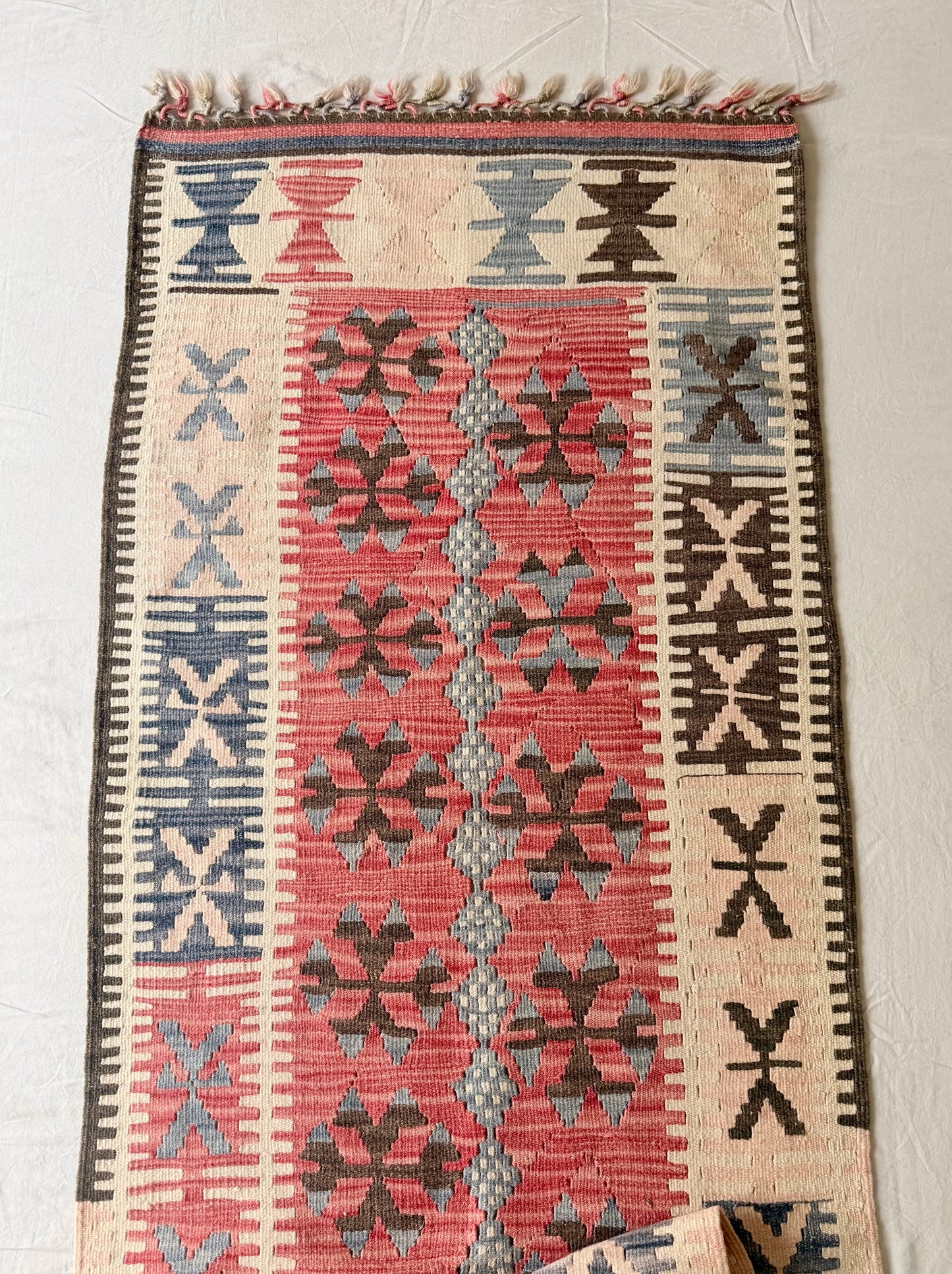 Vintage Kilim runner rug