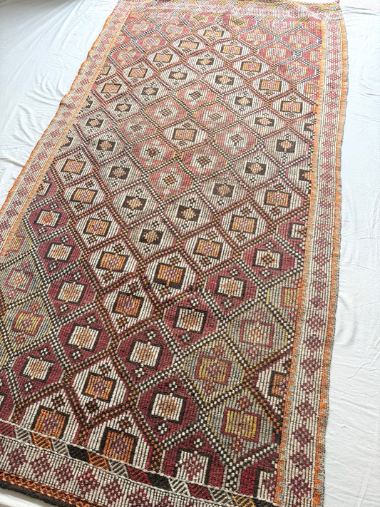 Vintage Cicim Kilim rug