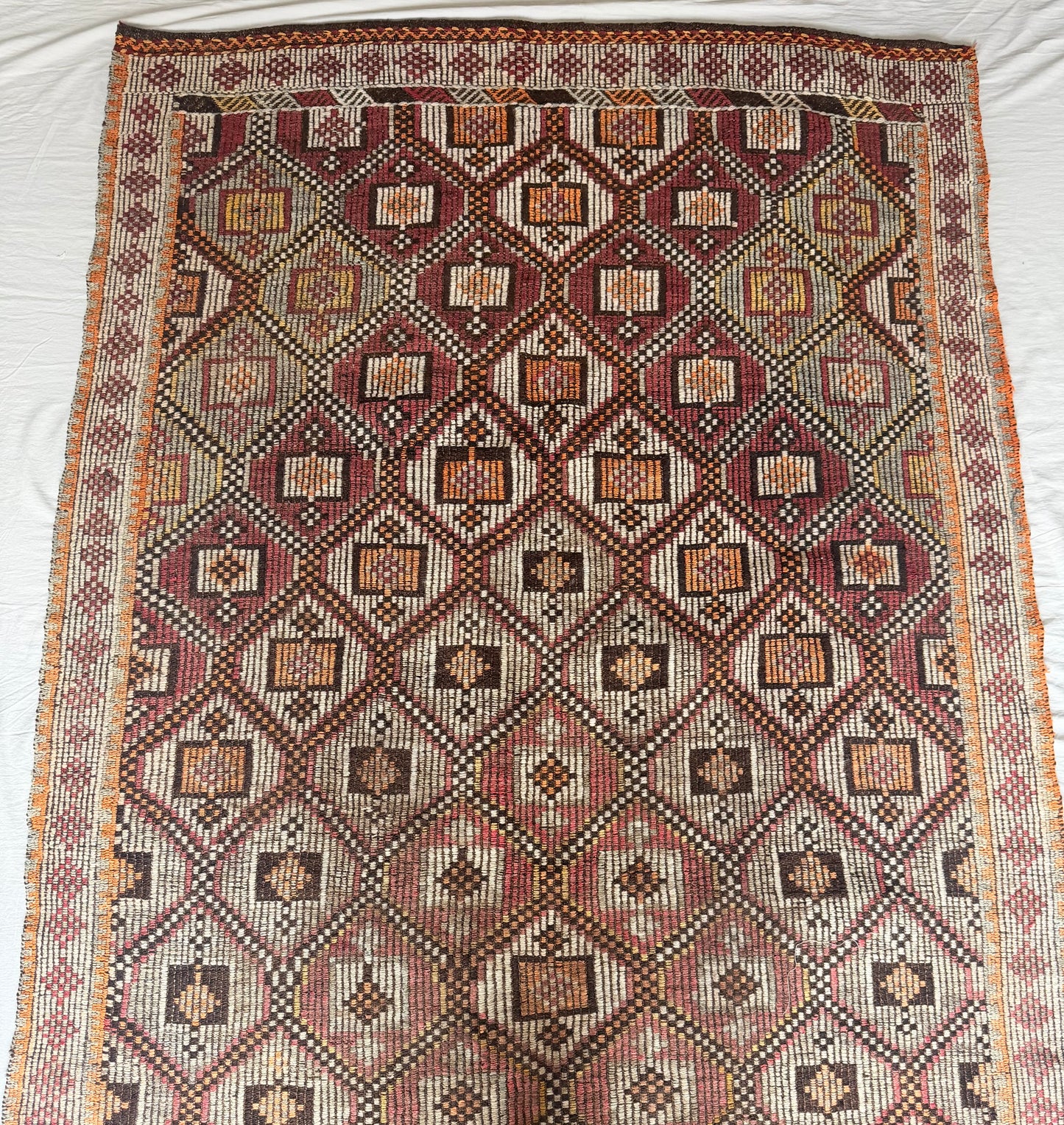 Vintage Cicim Kilim rug