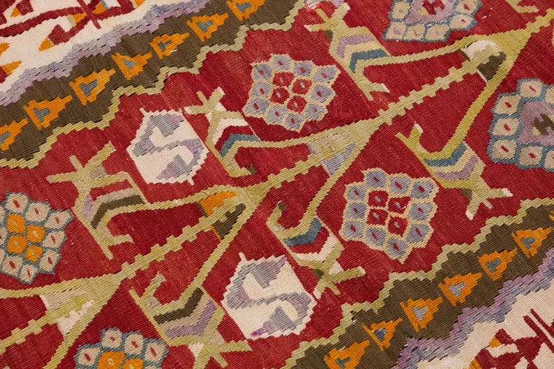 Vintage Turkish kilim
