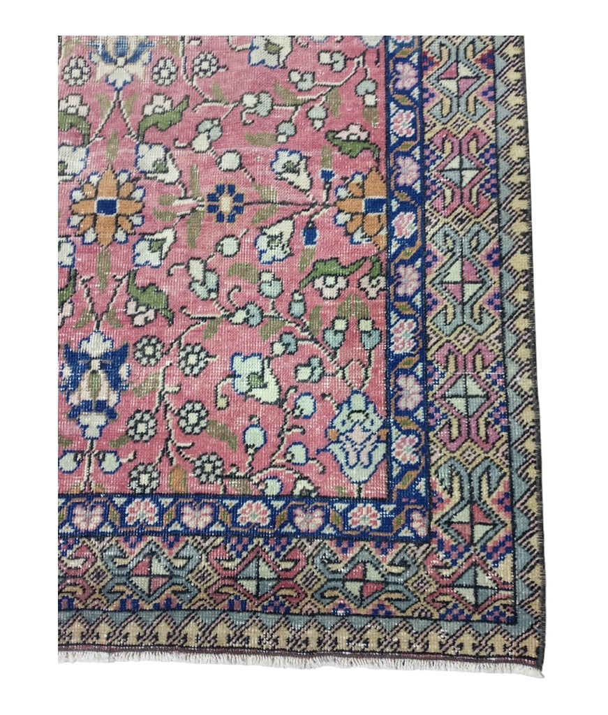 Vintage Turkish runner rug