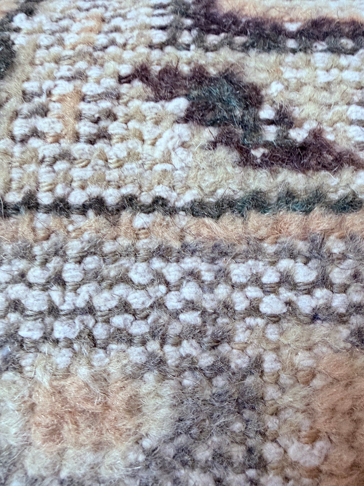 Vintage rug cushion cover