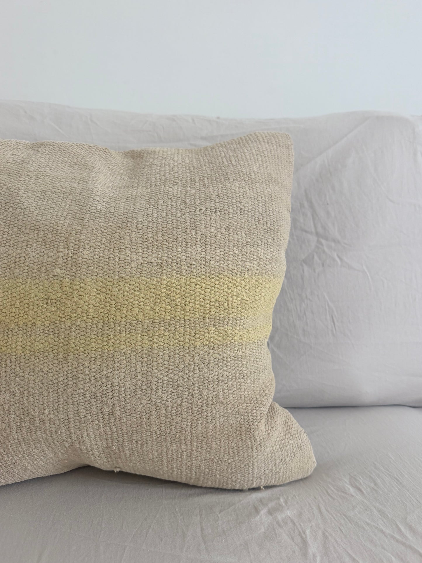 Hemp kilim cushion