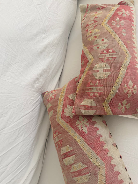 Vintage kilim cushion cover