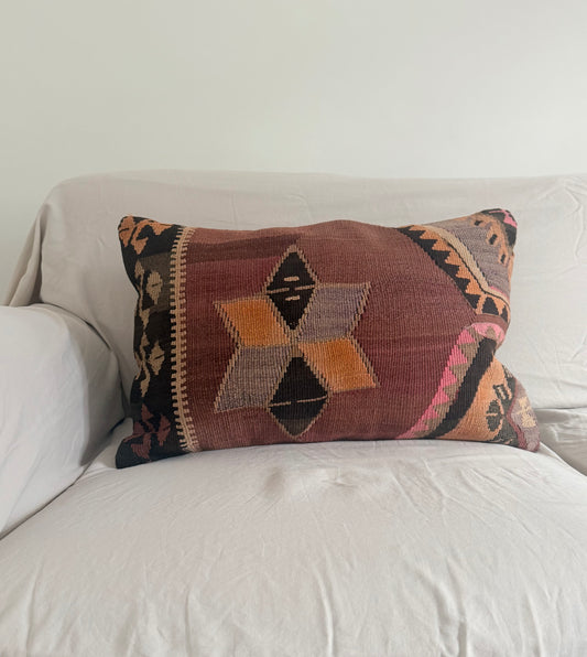 Vintage kilim cushion cover