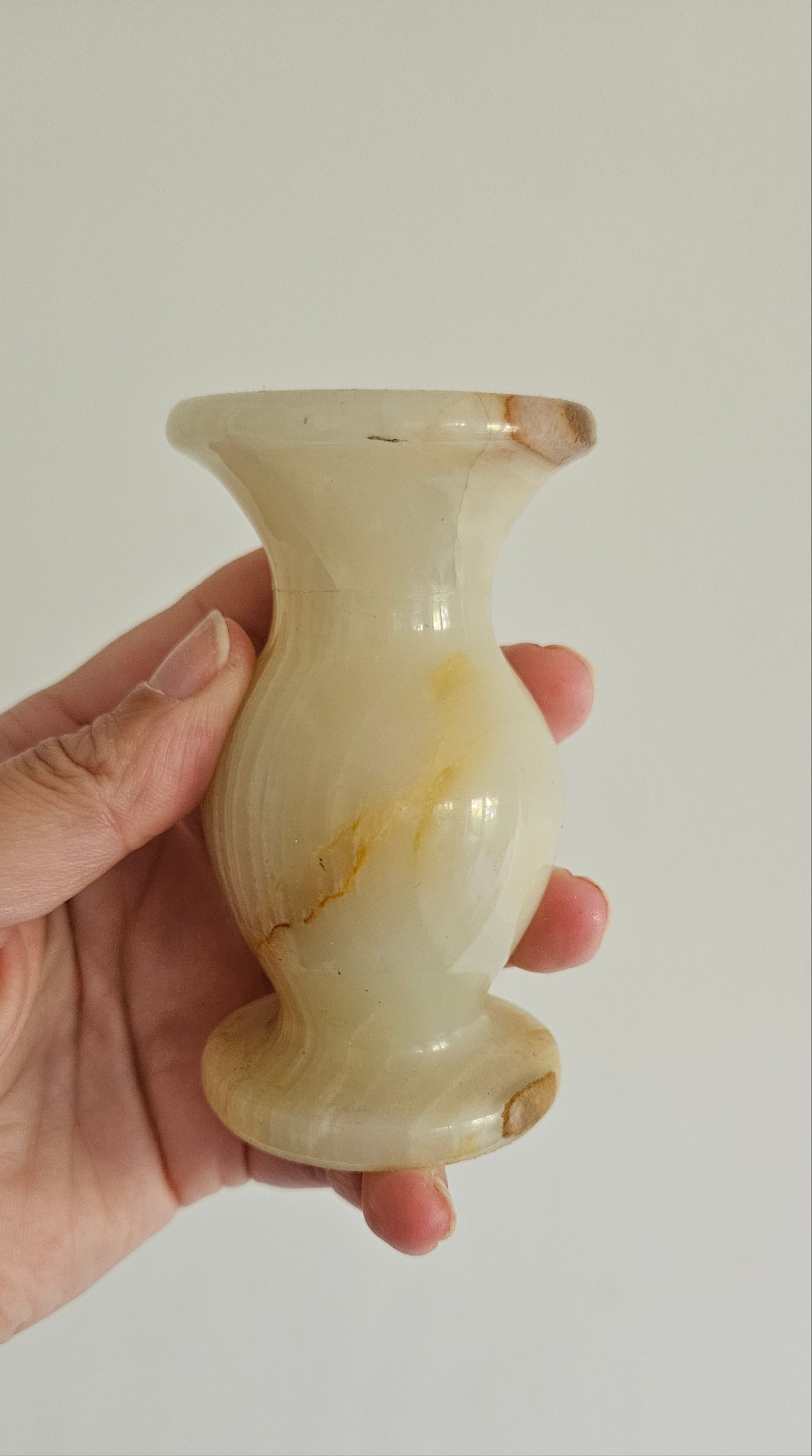 Vintage onyx vase