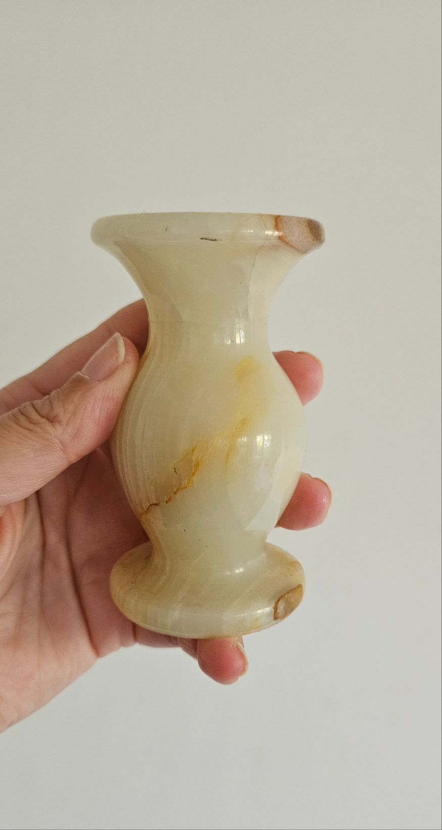 Vintage onyx vase