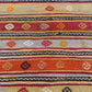 Citrus stripe Vintage kilim rug