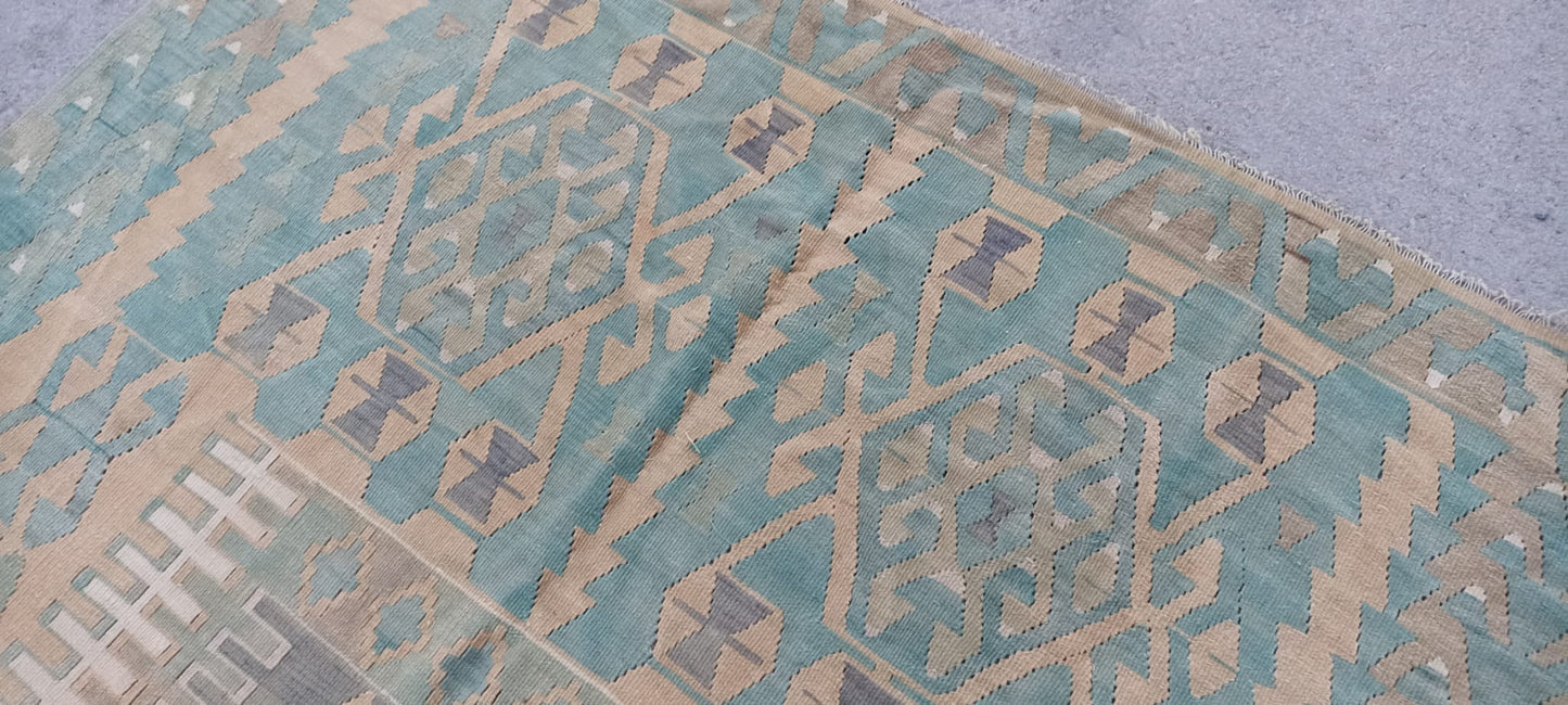 Turquoise kilim