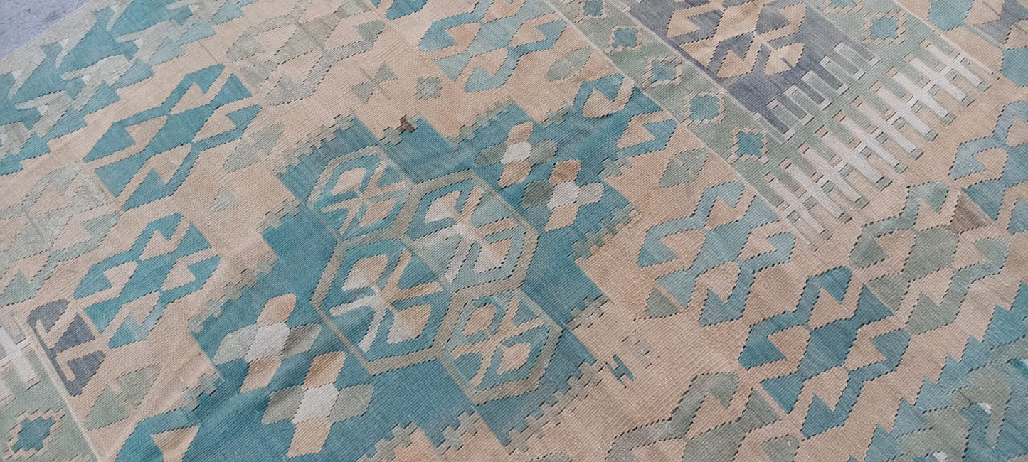 Turquoise kilim