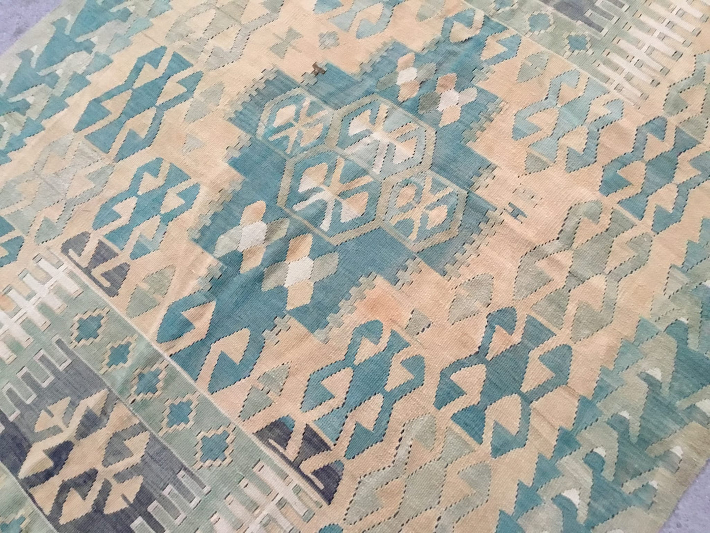 Turquoise kilim