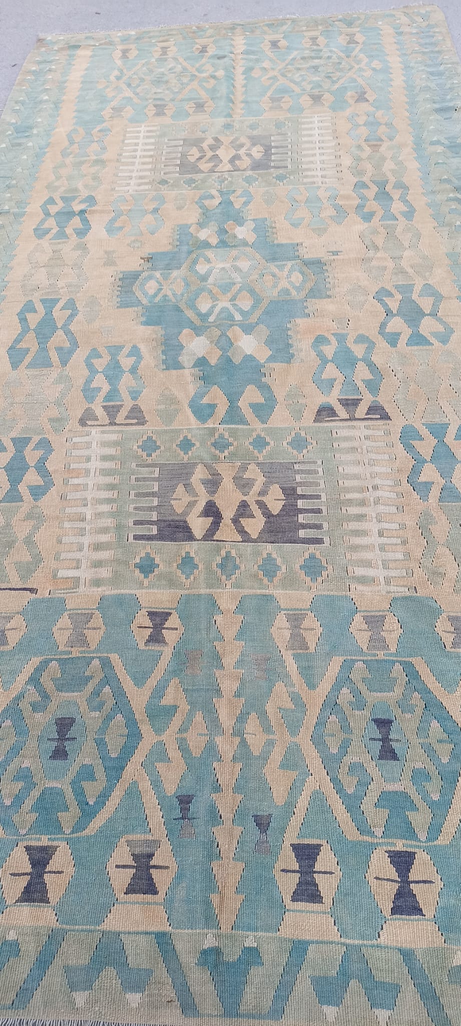 Turquoise kilim