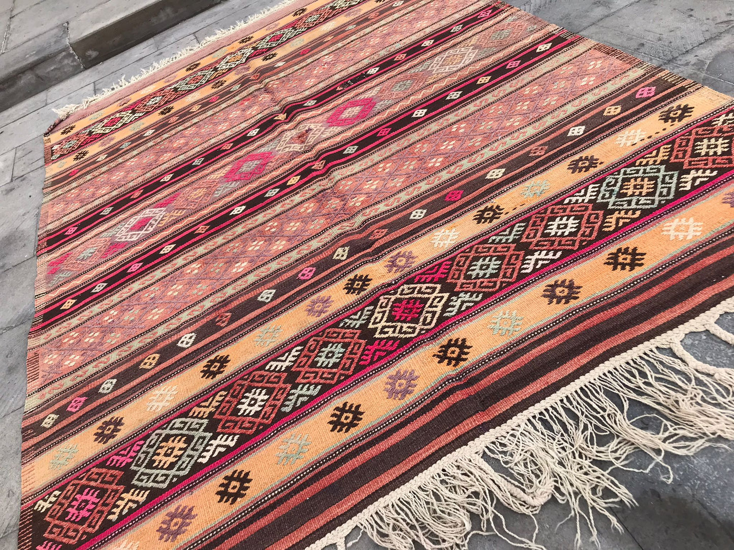 Vintage Turkish kilim