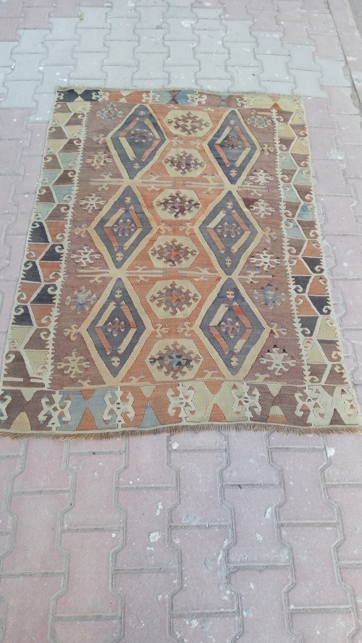 Vintage Turkish kilim