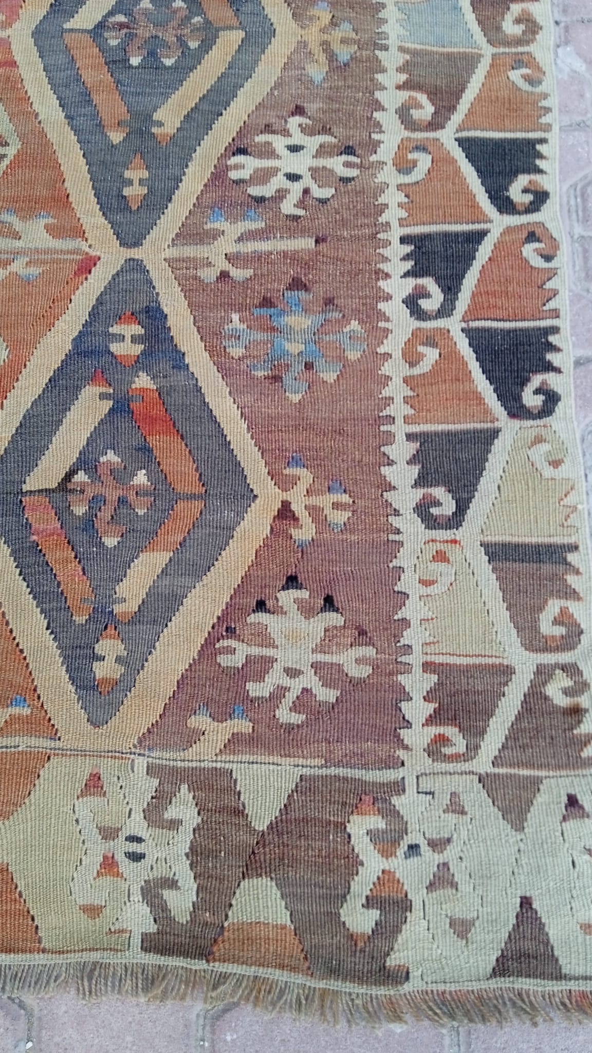 Vintage Turkish kilim