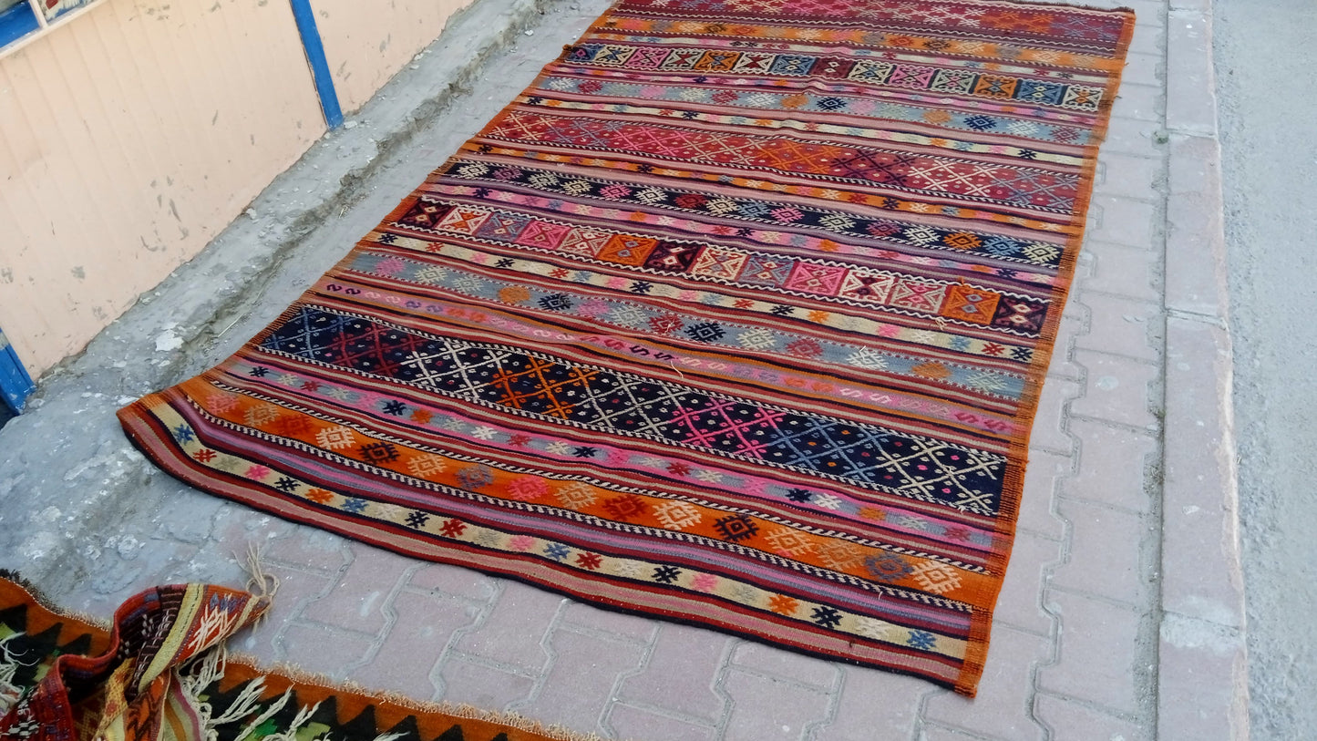 Pink Cicim Kilim