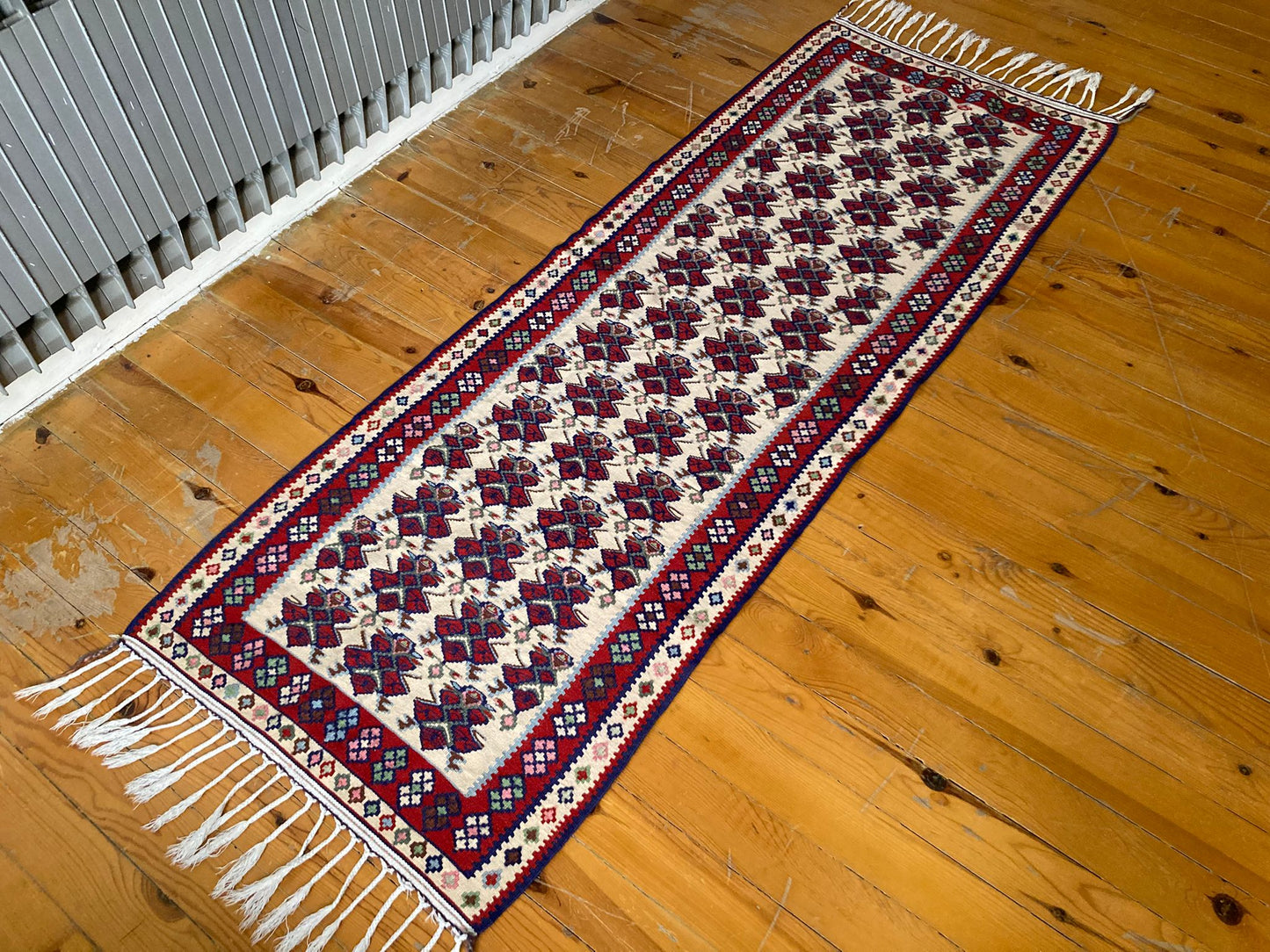 Vintage Merlot Turkish runner