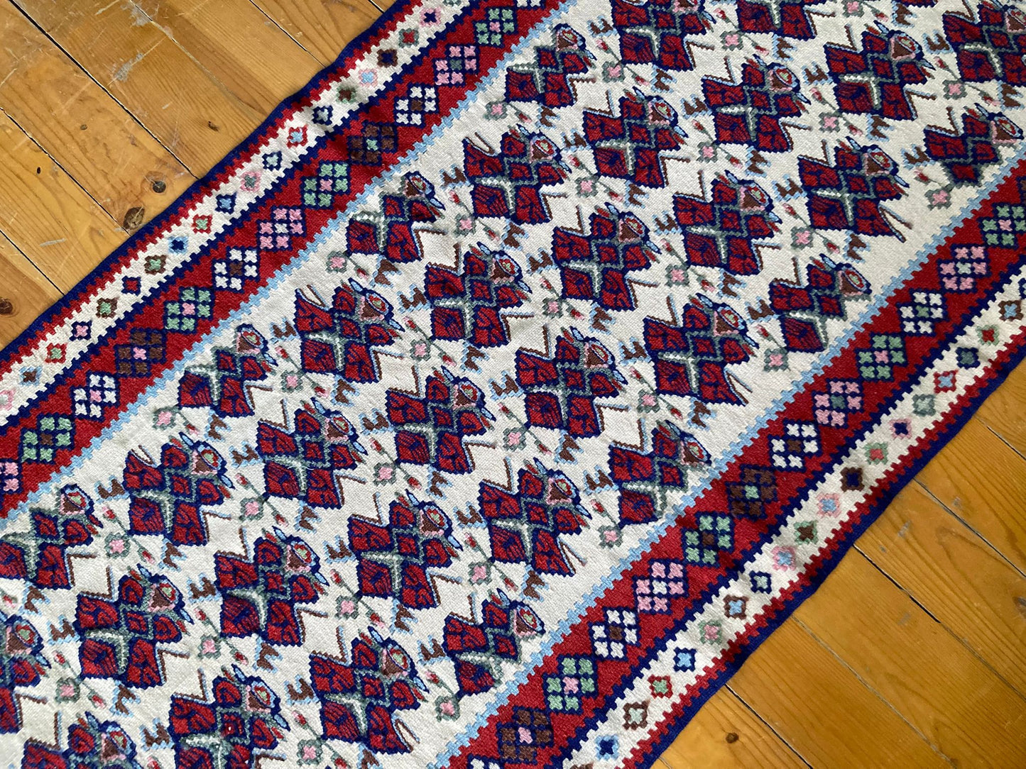 Vintage Merlot Turkish runner